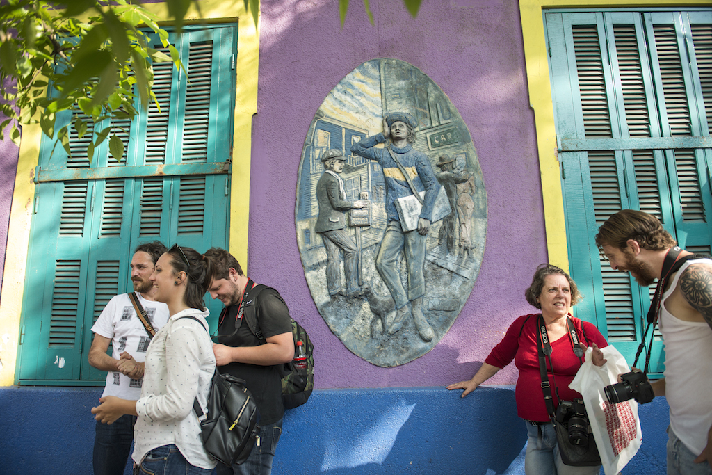 Caminito, em Buenos Aires, durante uma viagem fotográfica em Buenos Aires planejada e operada por Insight Viagens.